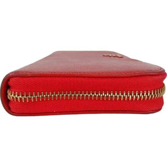 812159AM (C2) Prada Wallet Long Red Leather - Picture 4 of 13